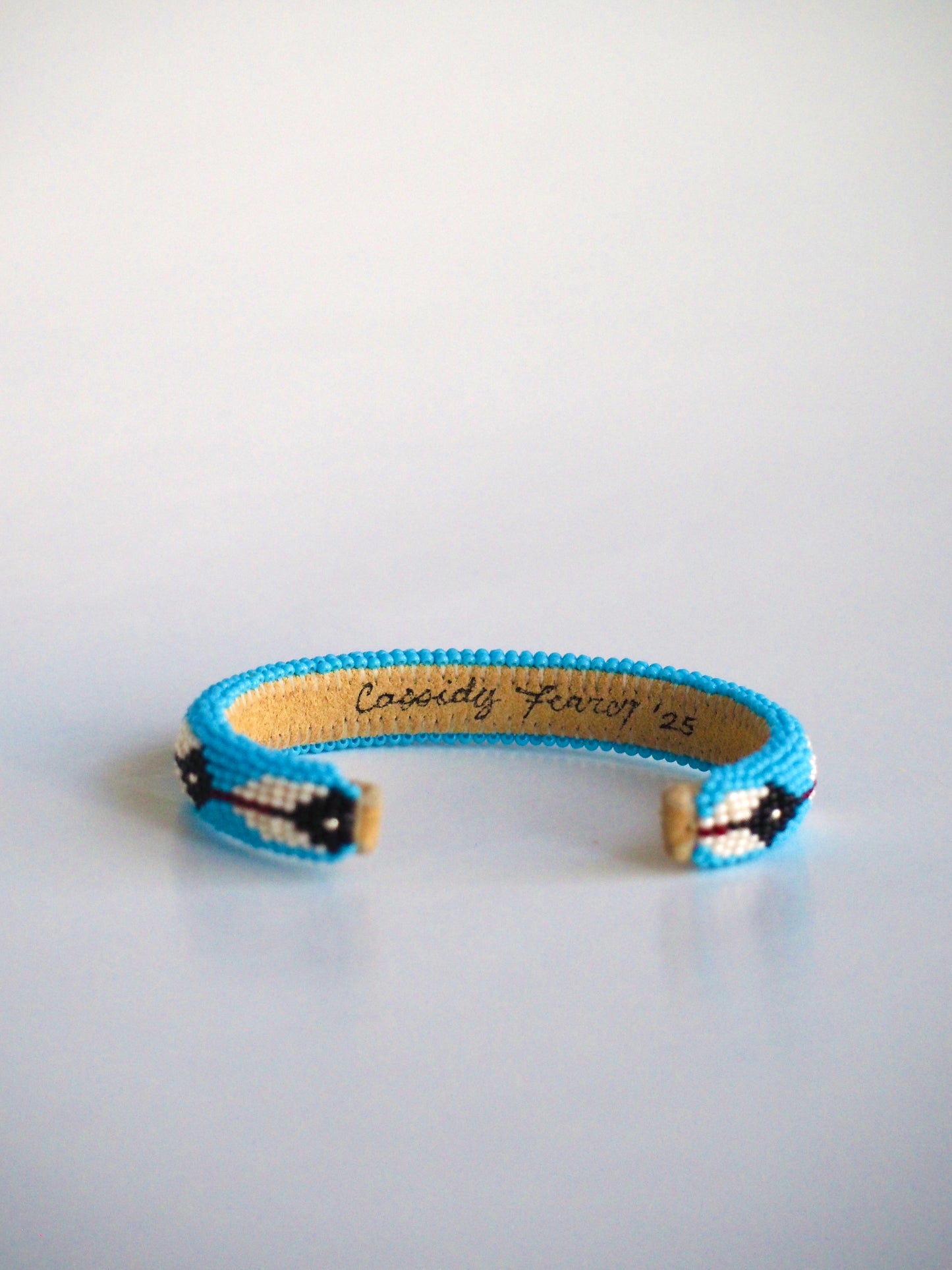 Beaded Cuff Bracelet - Renewed Strength