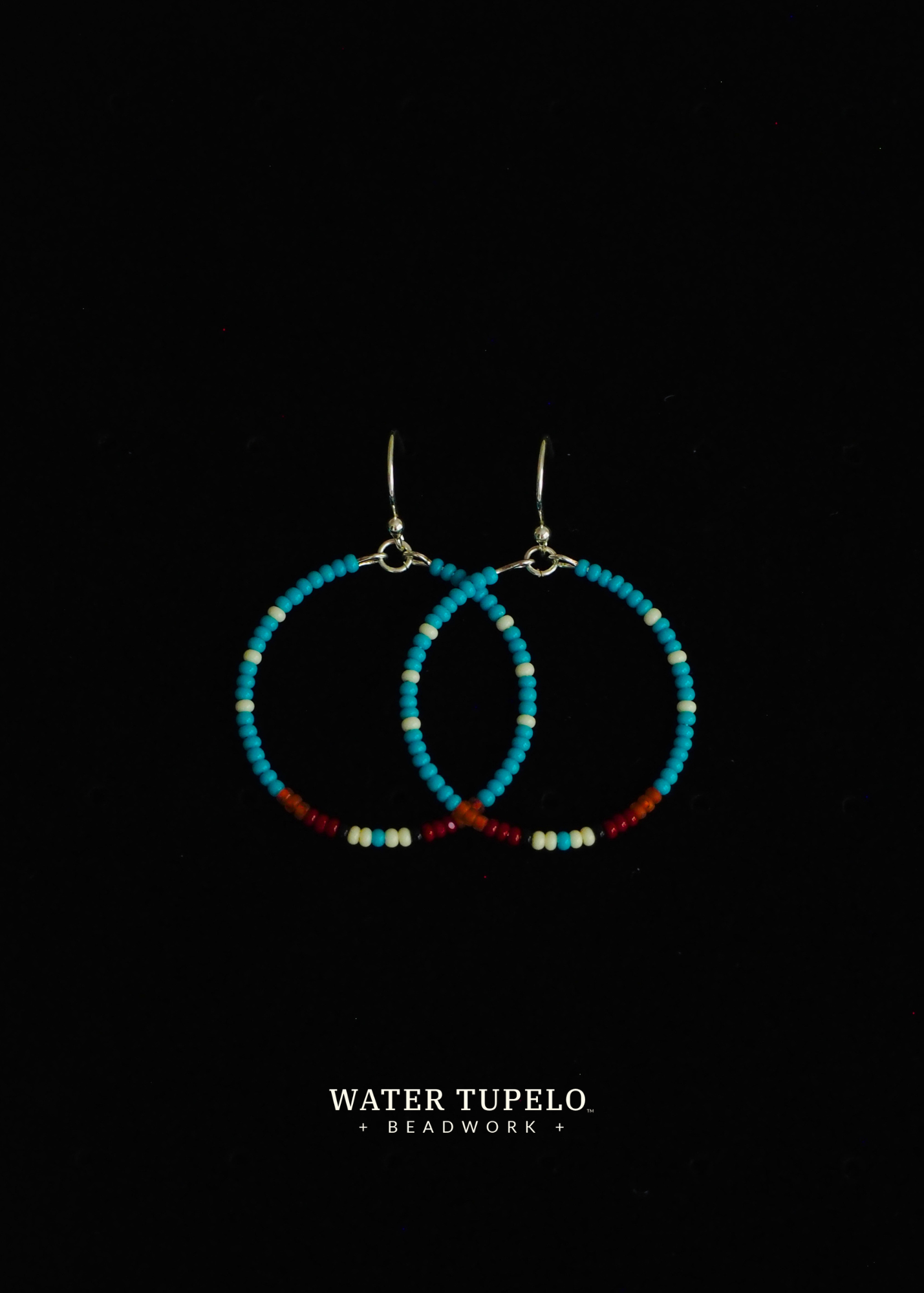 Hoop Dancers - Turquoise Blue & Dusty Rose
