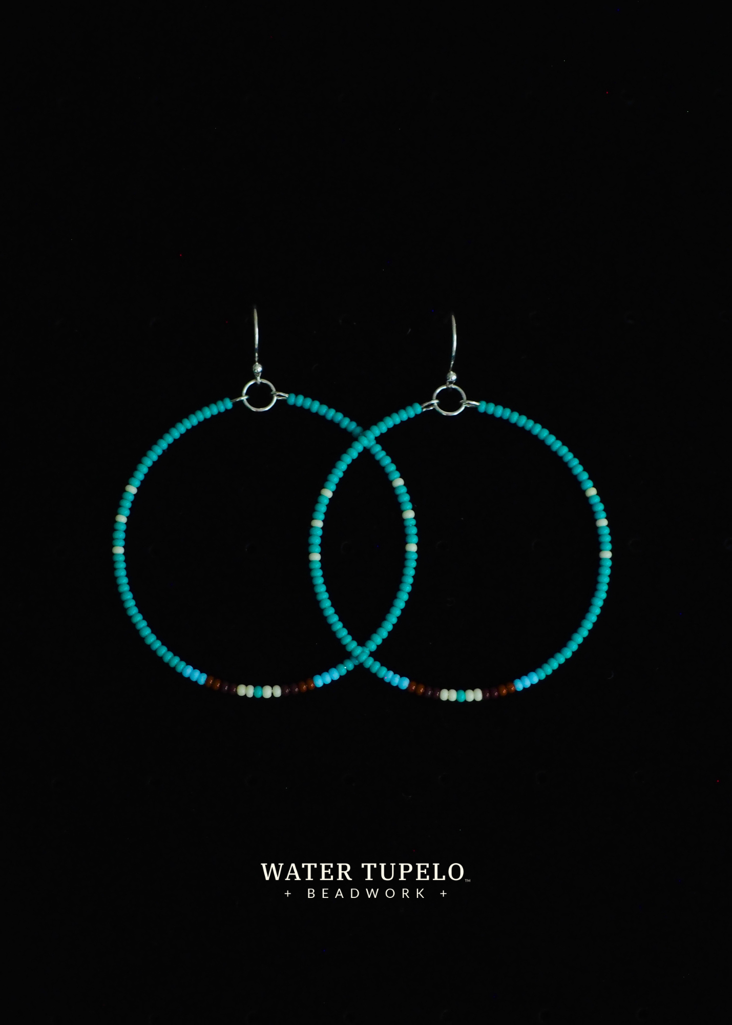Hoop Dancers - Turquoise Green & Brown